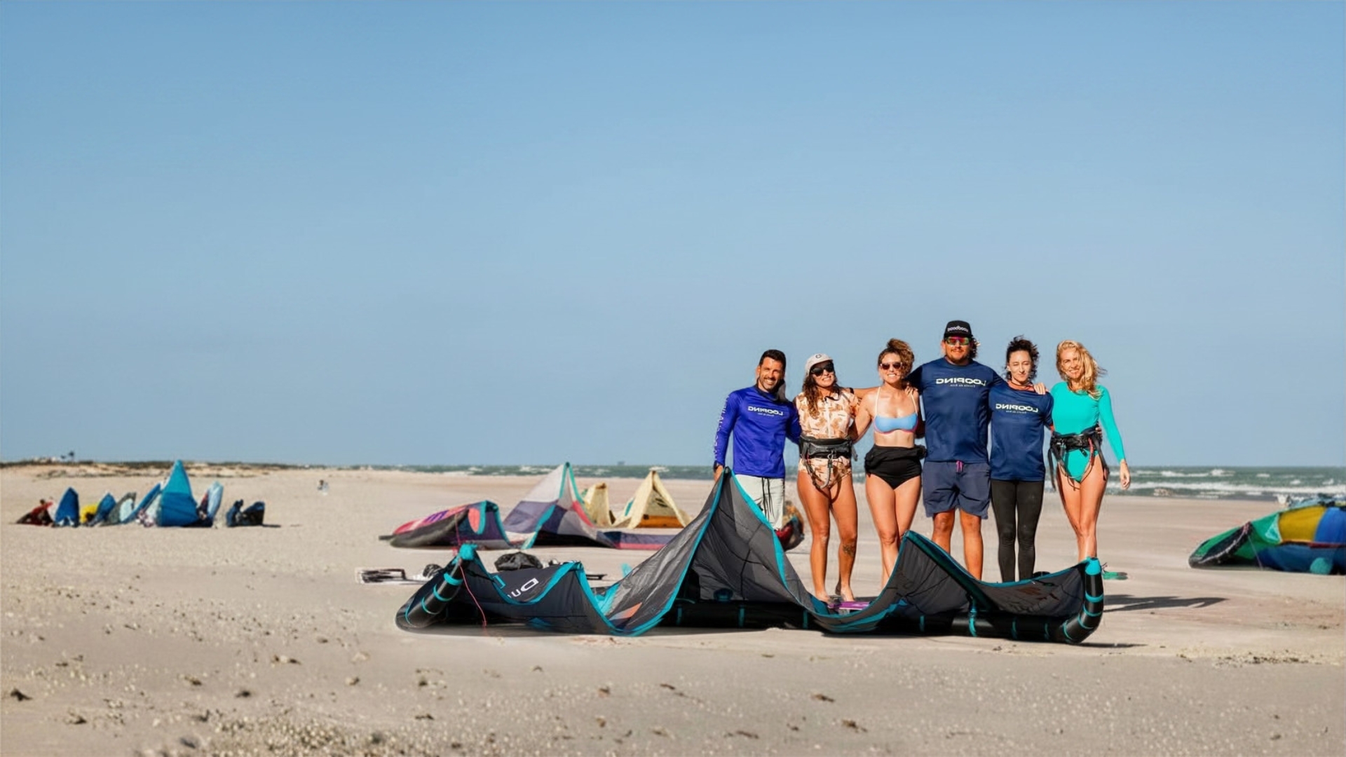 Kitesurfing at Ilha do Guajirú